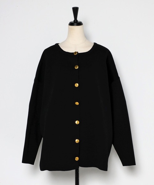 「Bonjour Sagan」 ニットカーディガン FREE アイボリー レディースの画像5