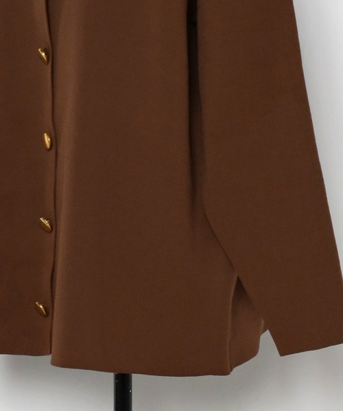 「Bonjour Sagan」 ニットカーディガン FREE アイボリー レディースの画像6