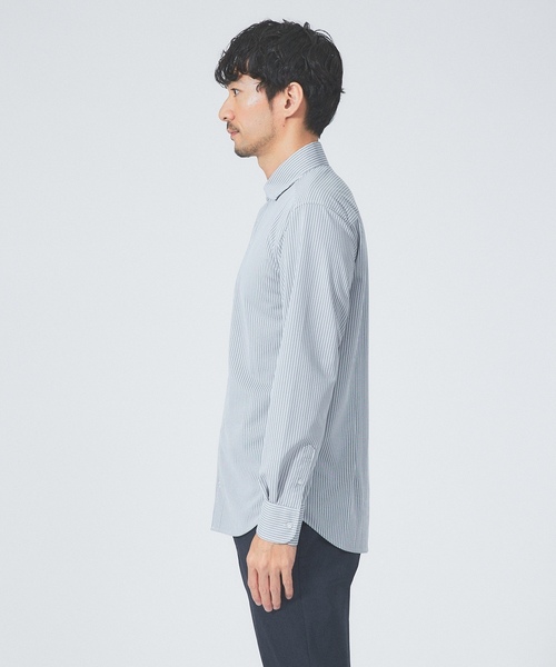 「ABAHOUSE GRAY」 長袖シャツ 50 ホワイト メンズ_画像5