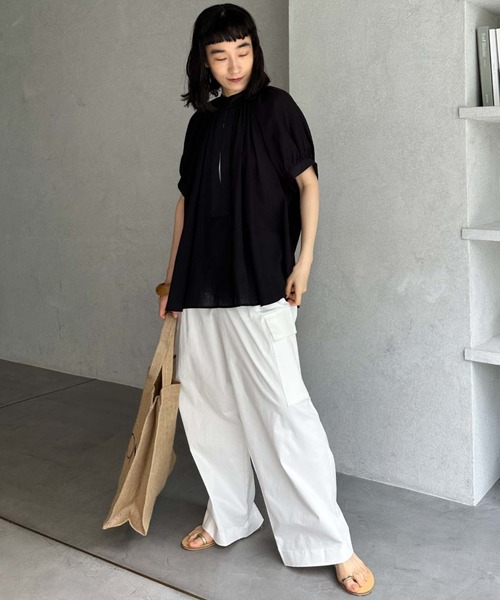 「DOUX ARCHIVES」 カーゴパンツ MEDIUM カーキ レディース_画像8