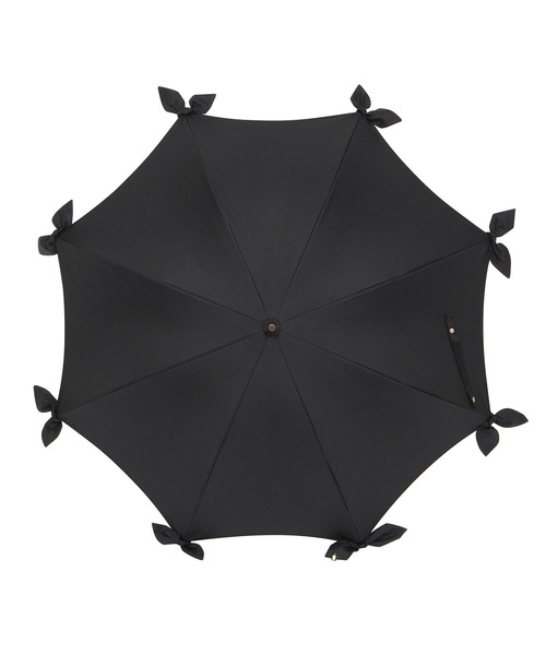 LANVIN en Bleu 日傘 傘 一級遮光 遮熱 晴雨兼用日傘 長傘 リボン