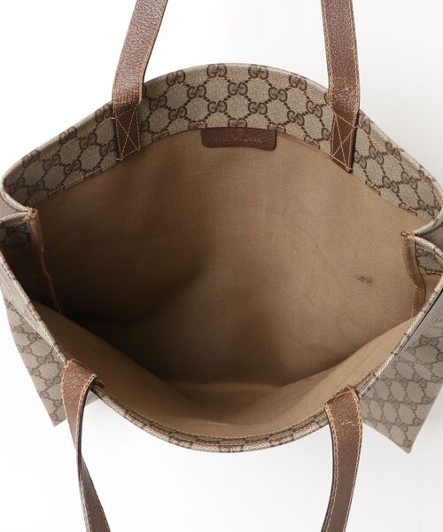 GUCCI（グッチ） GGスプリーム トートバッグ - ブラウン レディース