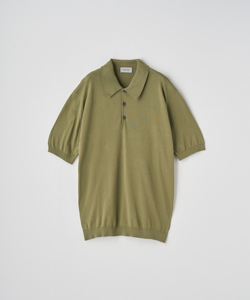 JOHN SMEDLEY（ジョンスメドレー） ポロシャツ 半袖コットンニット
