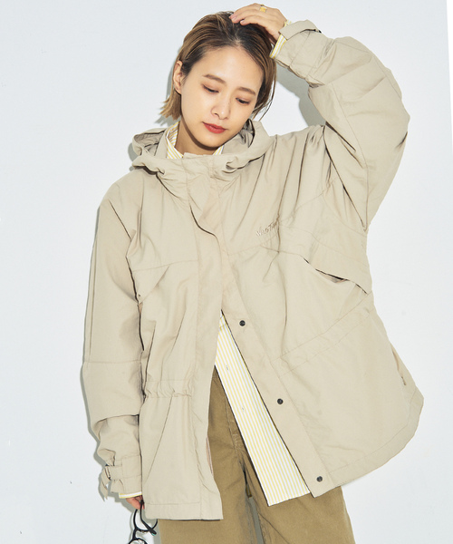 【美品】wildthings☆マウンテンパーカー WILD THINGS（ワイルドシングス） マウンテンパーカー LARGE ベージュ