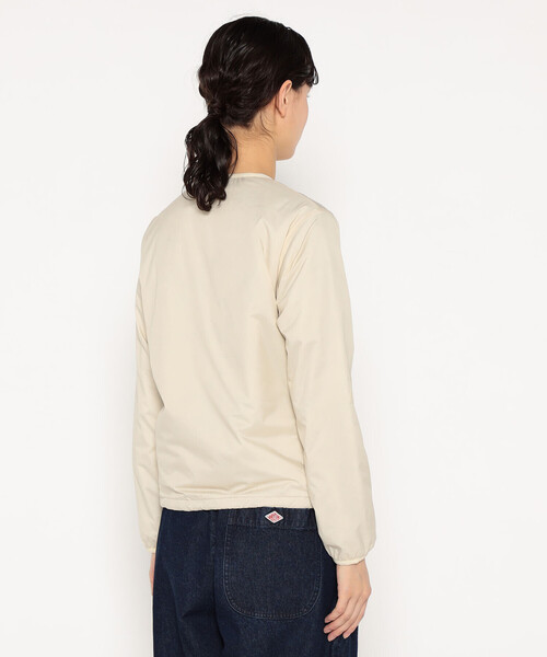 「DANTON」 ノーカラージャケット M グレー系その他 レディース_4
