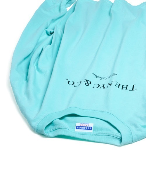 「68&BROTHERS」 長袖Tシャツ X-LARGE アクア メンズ_画像4