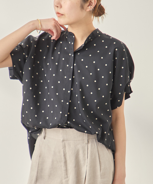 journal standard L'ESSAGEドットタックスリーブシャツ journal standard L'essage（ジャーナルスタンダード レサージュ