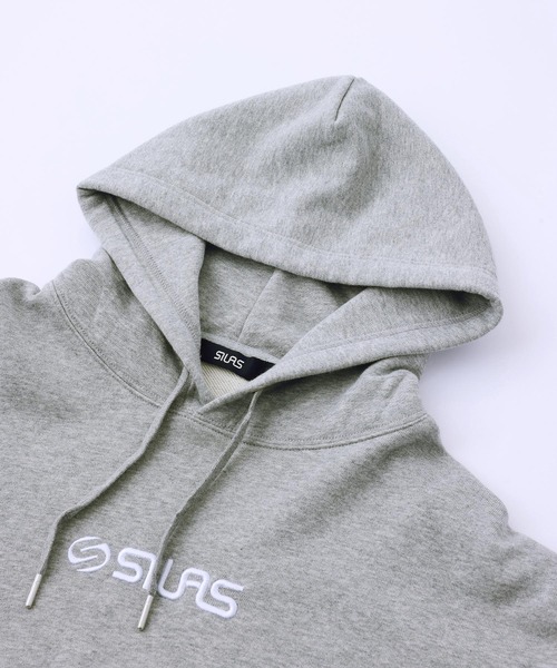 「SILAS」 プルオーバーパーカー M ライトブルー メンズ_画像4