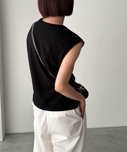 「CANAL JEAN」 「El mar」ノースリーブトップス ONE SIZE アイボリー レディース_画像3