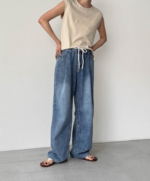 「CANAL JEAN」 「El mar」ノースリーブトップス ONE SIZE アイボリー レディース_画像7