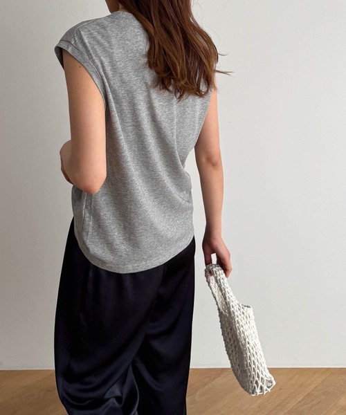 「CANAL JEAN」 「El mar」ノースリーブトップス ONE SIZE アイボリー レディース_画像9
