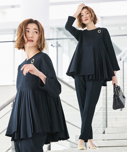 RUIRUE BOUTIQUE（ルイルエブティック） セットアップ L ネイビー 