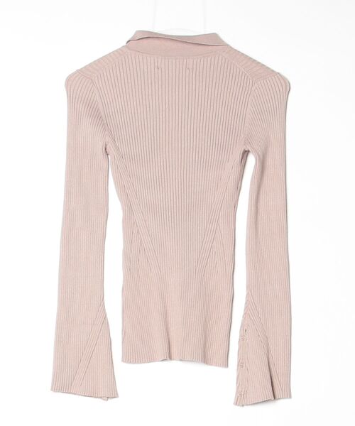 「LILY BROWN」 ニットカーディガン ONE SIZE ベージュ レディース_画像2