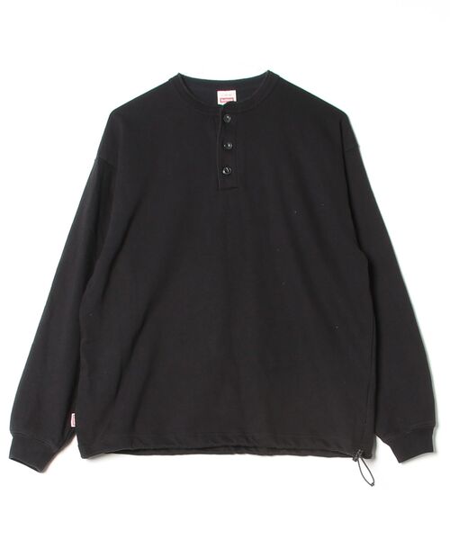 「Healthknit」 長袖Tシャツ SMALL ブラック メンズ_画像4