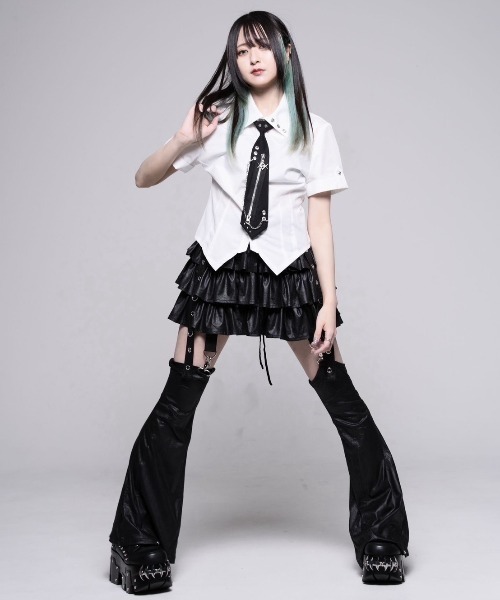 REFLEM【レフレム】アシメレイヤードフリルスカート REFLEM（レフレム） スカート 「REFLEM/レフレム」レッグカバー付き