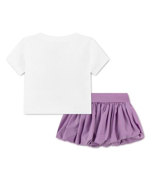 Nike 紫 プリーツスカートTシャツセット　テニスウェア NIKE（ナイキ） セットアップ 半袖 Tシャツ スカート インナーショーツ