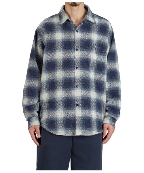 REMI RELIEF NAVY LABEL シャツ / レミレリーフ ネイビーレーベル