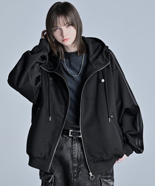 ADRER（アドラー） ジップアップパーカー X-SMALL ブラック メンズ