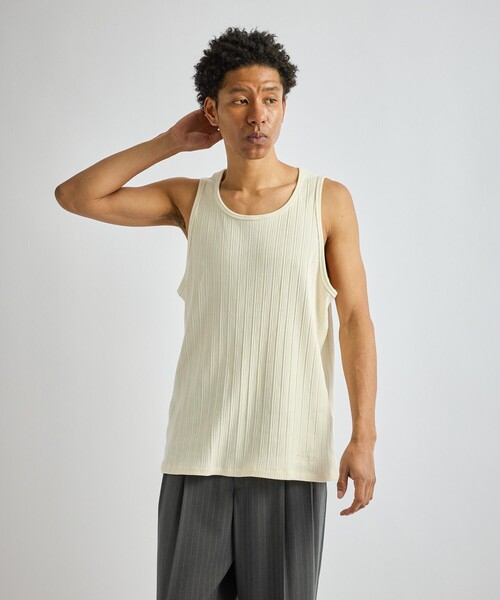 新品 デッドストック TENDERLOIN TANK 霜降り タンクトップ Saturdays NYC（サタデーズ ニューヨークシティ） タンクトップ Venice