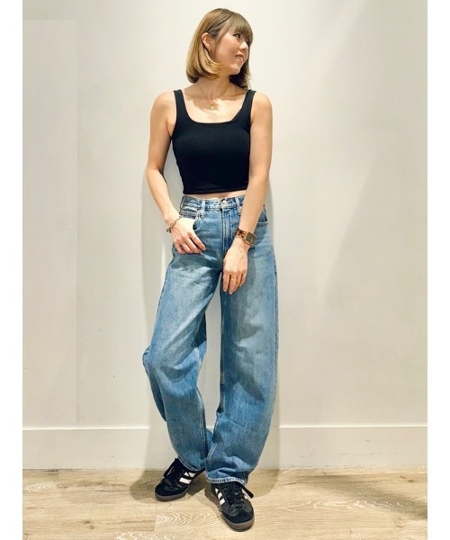 「GAP」 デニムパンツ 27 インディゴブルー レディース_画像4