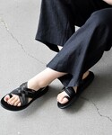 「Teva」 フラットサンダル 23 ブラック...の詳細画像4