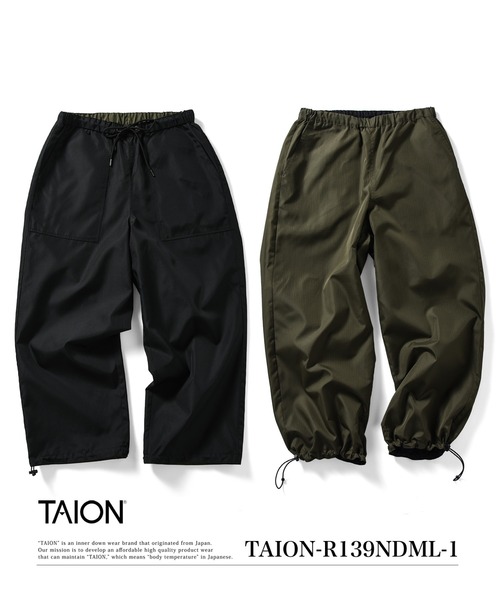 「TAION」 イージーパンツ L グリーン メンズ_画像8