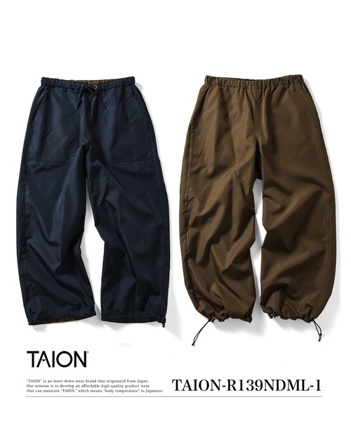 「TAION」 イージーパンツ L グリーン メンズ_画像9