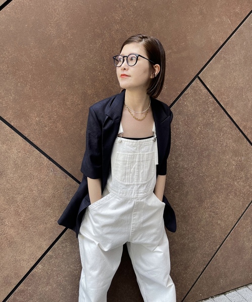 「Spick & Span」 オーバーオール 36 ホワイト レディース_画像6