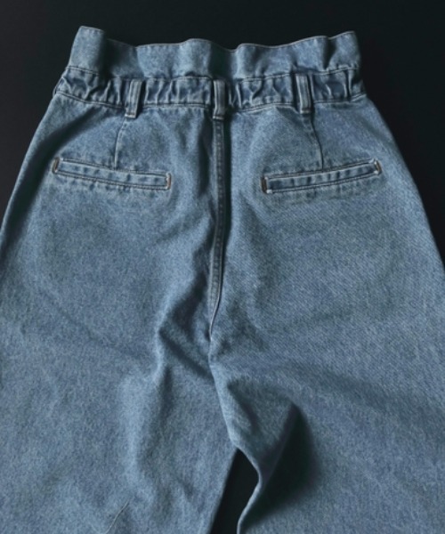 「anuke」 デニムパンツ 36 ブルー レディース_画像9