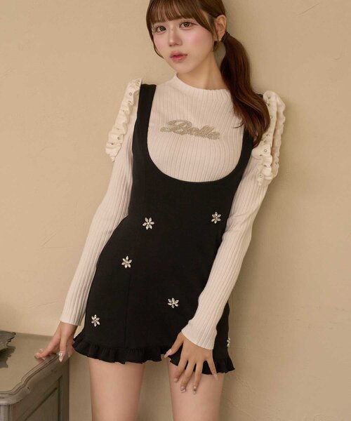Belle Charme ジャンパースカート 「Belle Charme」Flower Bijou