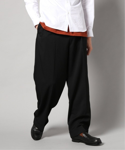 パンツ kaiko wide slacks black  size0 KAIKO LOW RISE SLACKS 