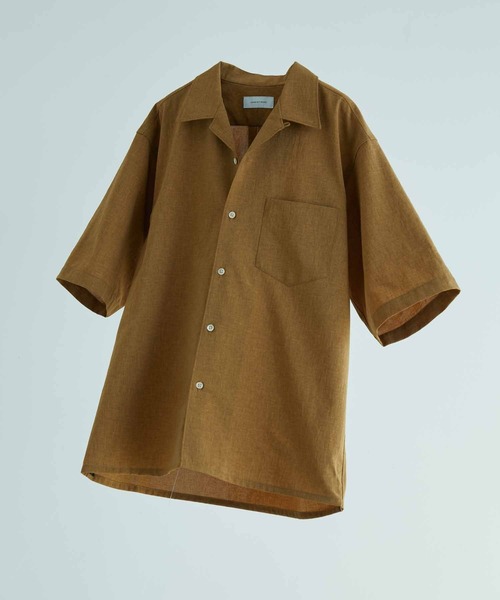 ADAM ET ROPE 開襟シャツ ADAM ET ROPE'（アダムエロペ） シャツ オーバーサイズ オープンカラー