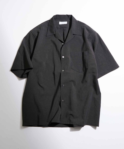 ADAM ET ROPE'（アダムエロペ） シャツ オーバーサイズ オープンカラー