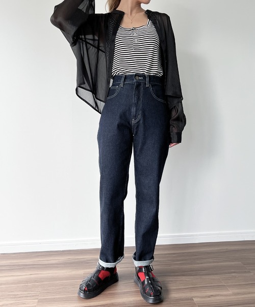 ブラウス シャツ 「MEN」スタンドカラーシャツ レディース antiqua ブラウス シャツ アート柄スタンドカラーシャツ