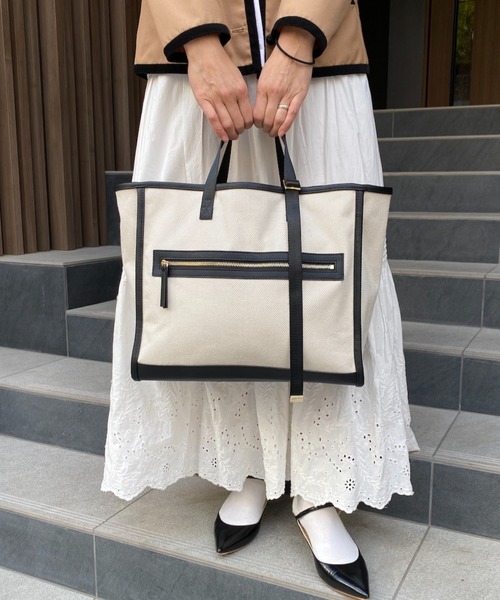 ソルプレーサ キャンバストートバッグ Mサイズ SOLPRESA（ソルプレーサ） トートバッグ ○バイカラーキャンバストート