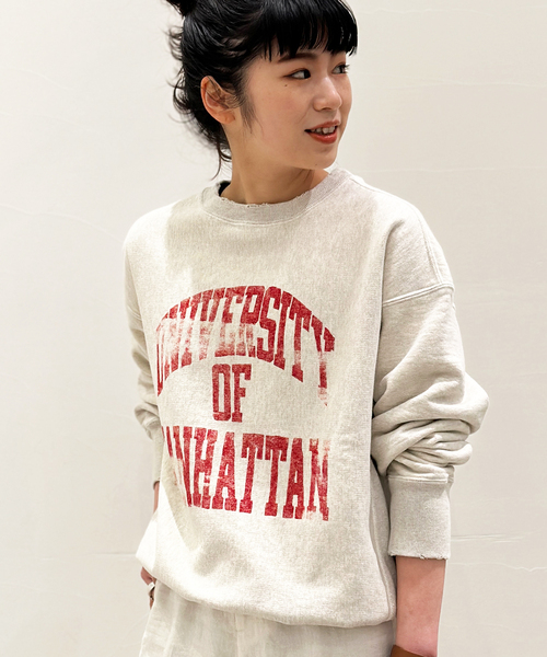 AP STUDIO レディース スウェット 「BOWWOW / バウワウ」UNIVERSITY OF  