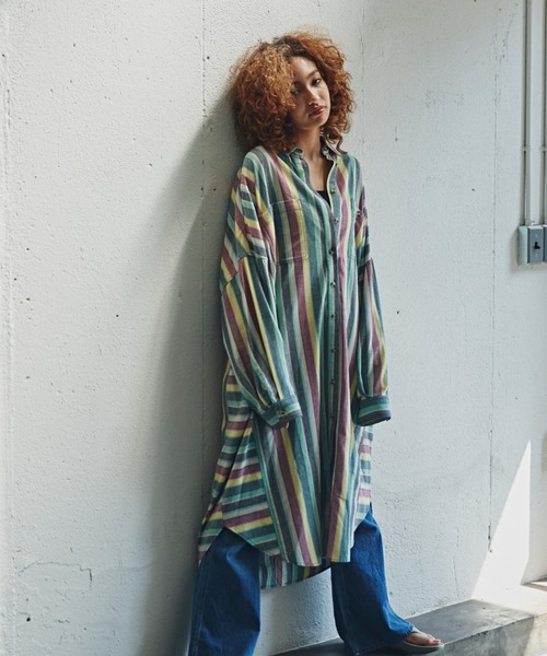 ワンピース (GENE HEAVENS)リメイクライク パネル スリップワンピース GENE HEAVENS リメイクライク パネル