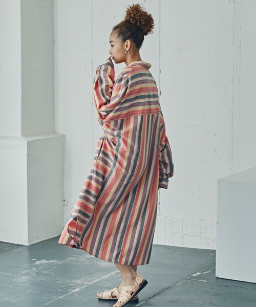 ワンピース (GENE HEAVENS)リメイクライク パネル スリップワンピース GENE HEAVENS リメイクライク パネル