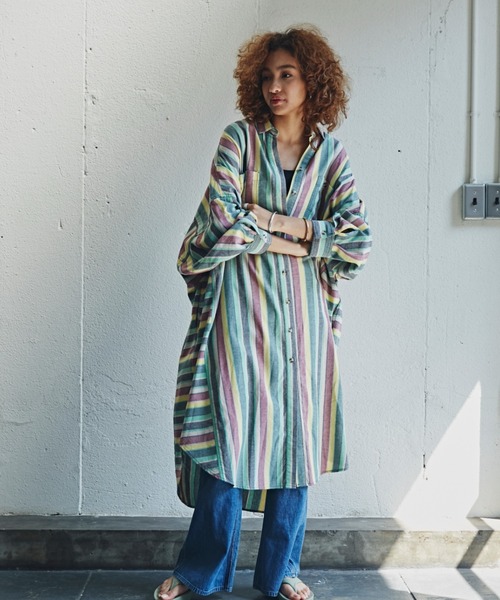 ワンピース (GENE HEAVENS)リメイクライク パネル スリップワンピース GENE HEAVENS リメイクライク パネル