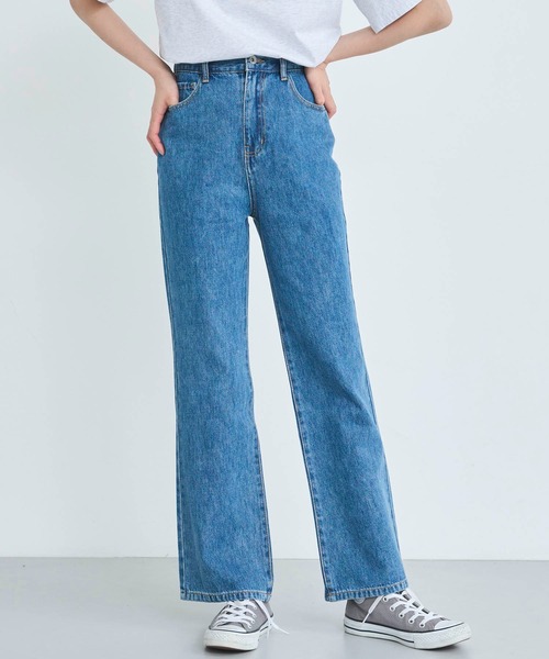 セミフレアデニムパンツ XS(タグ付き) ジーンズ デニム デニムパンツ 「トレンドスタイルが完成する