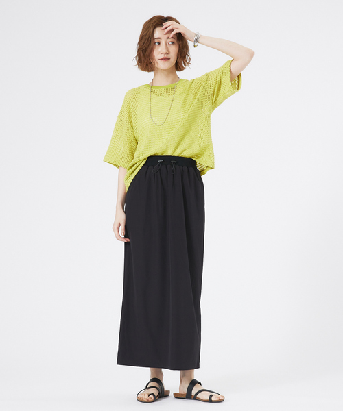 tシャツ 「シアートップス」メッシュ半袖プルオーバー レディース | abahouse mavie | 12