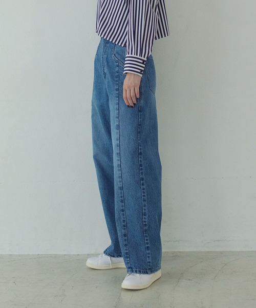 DRESSLAVE ジーンズ デニム デニムパンツ high waist wide