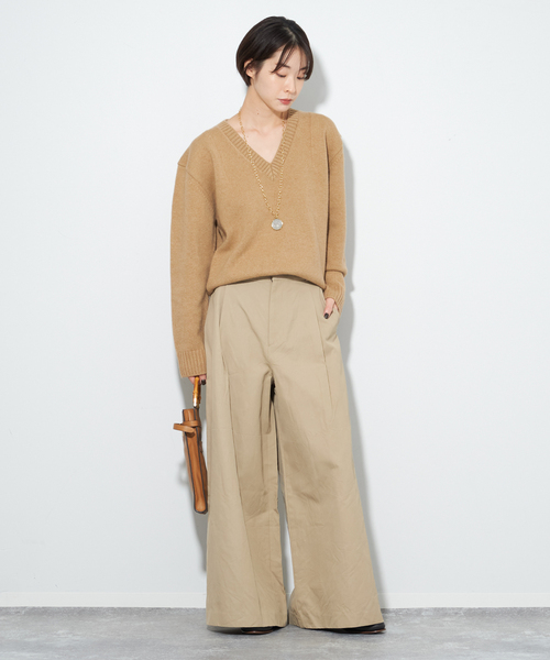 ◎ゆちゃーむ◎新品タグ付き　plage ハイウエスト タック WIDE ◎ゆちゃーむ様専用◎新品タグ付き plage ハイウエスト タック WIDE