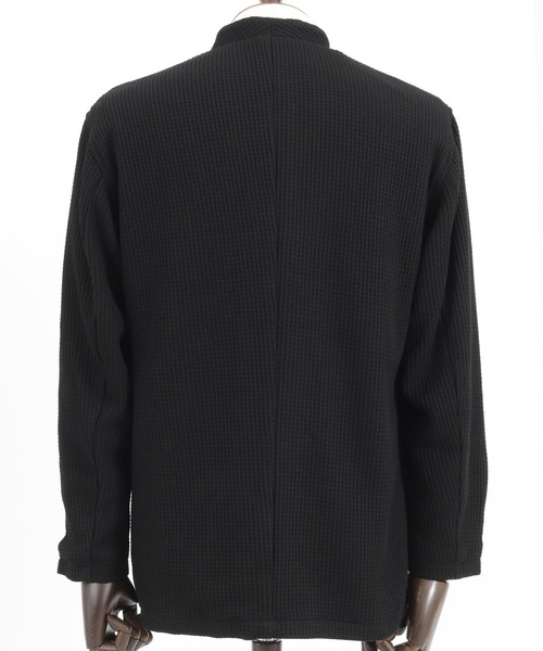 22AW プラージュ masculine ジャケット ブラック 36 S ゴーシュ ストレッチブラック ノーカラージャケット | Less
