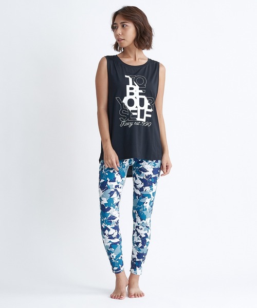 *美品* ROXY 水陸両用 タンクトップ レギンス 上下セット ROXY タンクトップ ノースリーブ TO BE YOU/ロキシー水陸両用速
