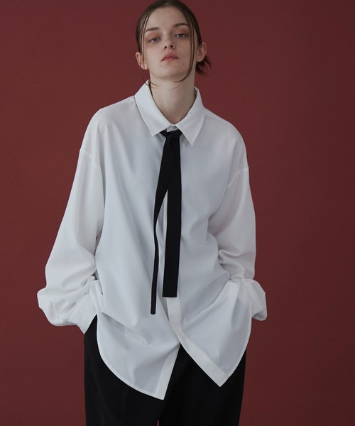 LUCY（ルーシー） シャツ LUCY/ボウタイロングスリーブシャツ メンズ