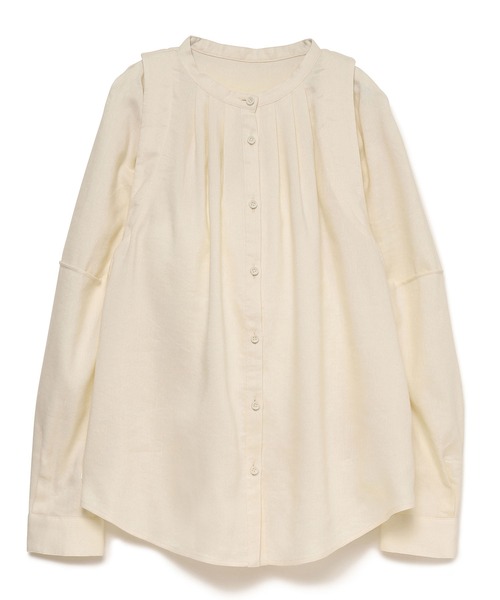 ブラウス シャツ RUMCHE (ラム・シェ)「別注」Dolman Sleeve Stand Collar Shirt レディース