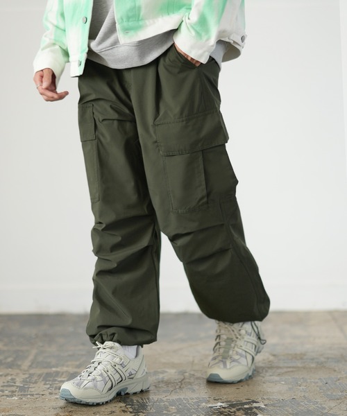 Boa Cargo Pants / ボアカーゴパンツ／グレ improves カーゴパンツ ポリワッシャー メンズ レディース
