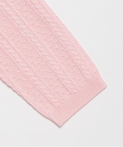 ベビー リボン刺繍ニットボレロ_5