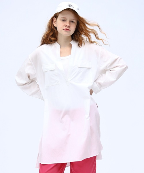 ブラウス シャツ 「KELEN / ケレン」 スキッパーデザインチュニック FINO レディース Kelen ブラウス シャツ 「KELEN / ケレン」 スキッパーデザイン